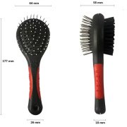 מסרק דו צדדי לניקוי והברשה לכלבים וחתולים