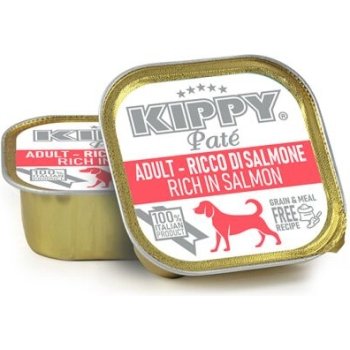 מעדן קיפי פטה סלמון לכלב בוגר 90 גרם Kippy