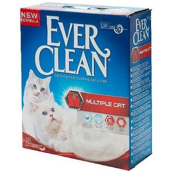 אוור קלין אדום מולטי קט למספר חתולים 8.3 ק"ג