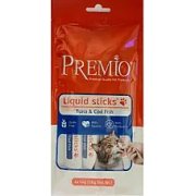 פרמיו 56 גרם חטיף נוזלי (שלוקרים) לחתול בטעם טונה וקוד Premio
