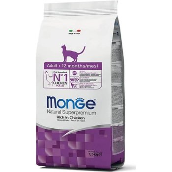מזון לחתולים בוגרים עשיר בעוף 1.5 ק"ג מונג